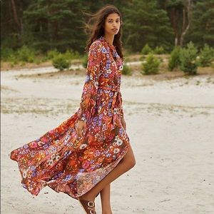 Anthropologie vale maxi shirt dress